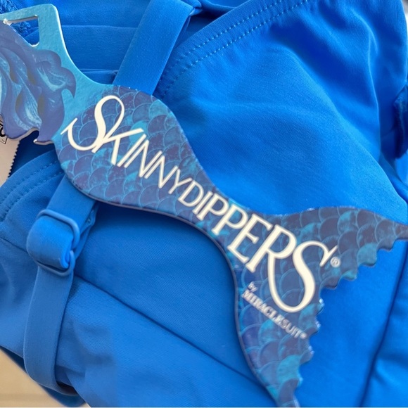 SkinnyDippers by Miraclesuit one piece Swimsuit
Jelly Beans Cinch Ruffle S, NWT - Picture 5 of 14